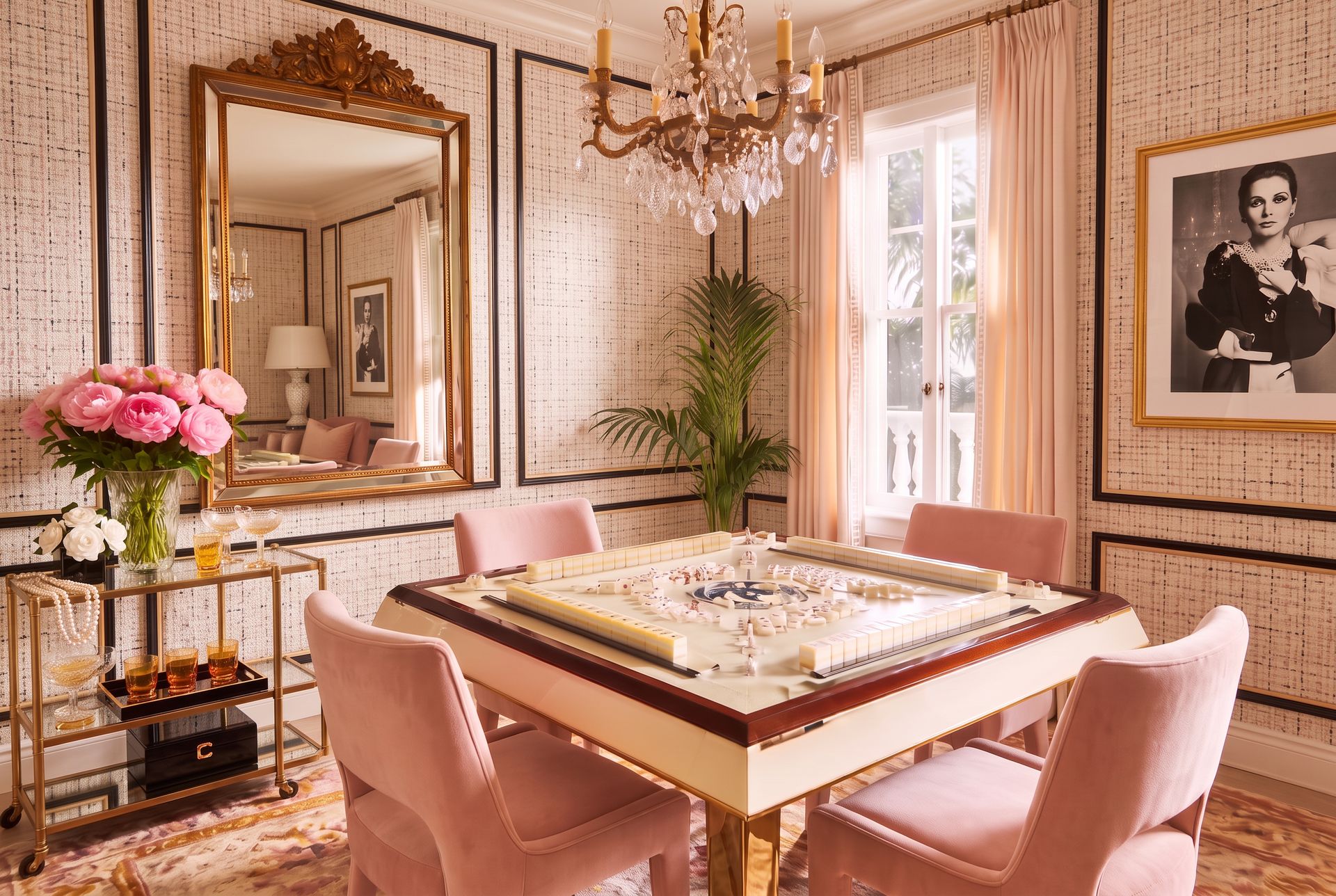 The Couture Club mahjong room interior