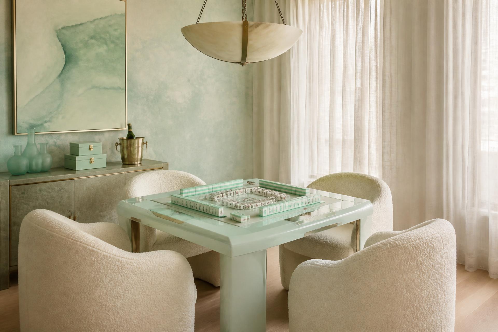 Mineral Retreat mahjong room interior